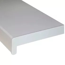   500 mm széles műanyag anyagában színezett párkány fehér