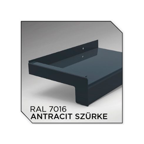 320mm széles Antrazit extrudált alumínium párkány