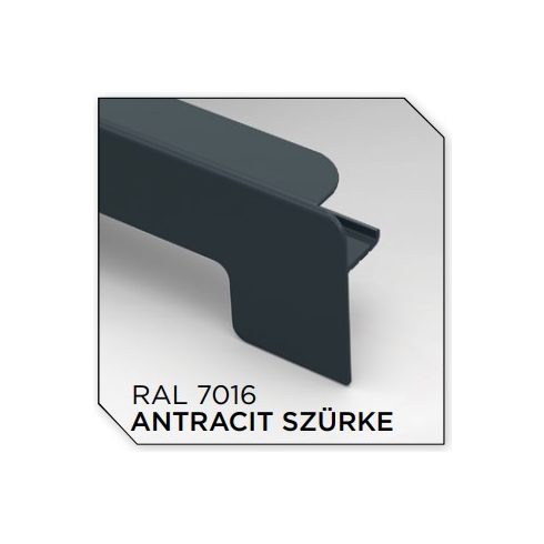 Alu végzáró Antrazit