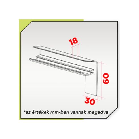 Alu végzáró Egyedi RAL színben