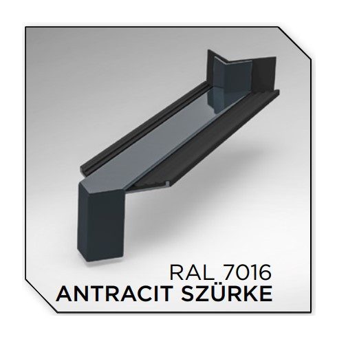ALU sarok összekötő 90 Fok RAL7016 Antrazit színben