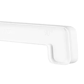 Univerzális saroktoldó műanyag párkányhoz Fehér